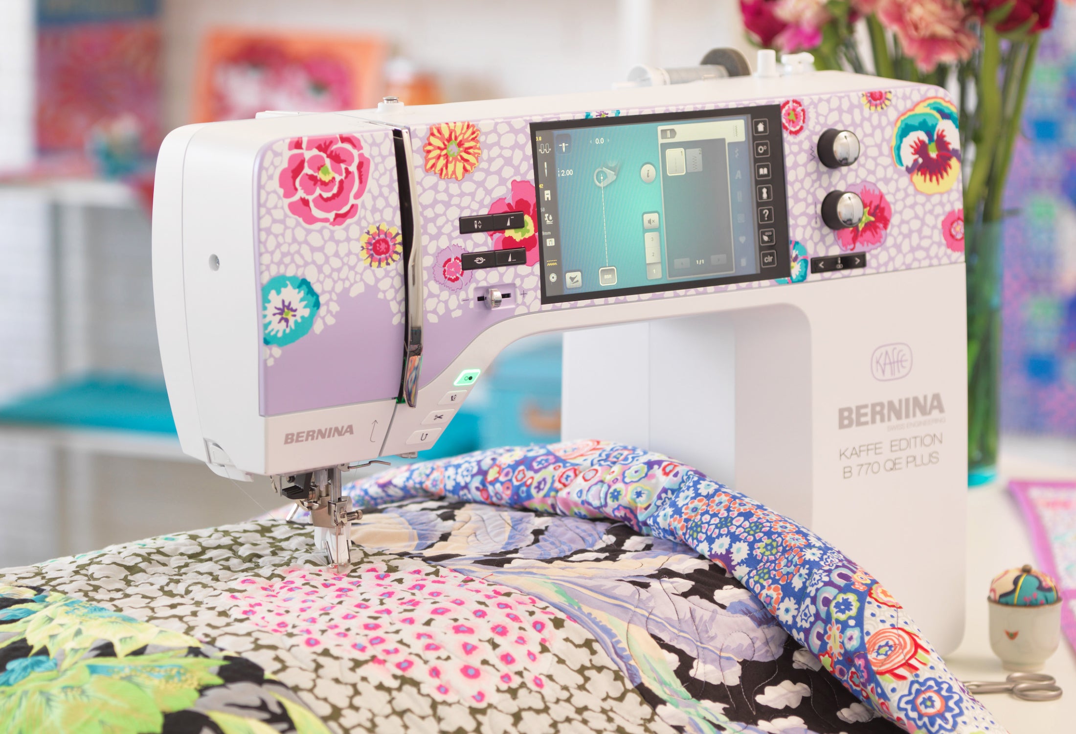 BERNINA 770 QE Plus Kaffe Edition Sewing and Embroidery Machine