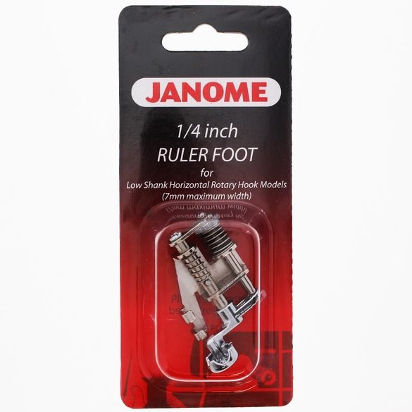 Janome 1/4" Ruler Foot for Horizontal Rotary Hook Models 202442000 for Sale at World Weidner