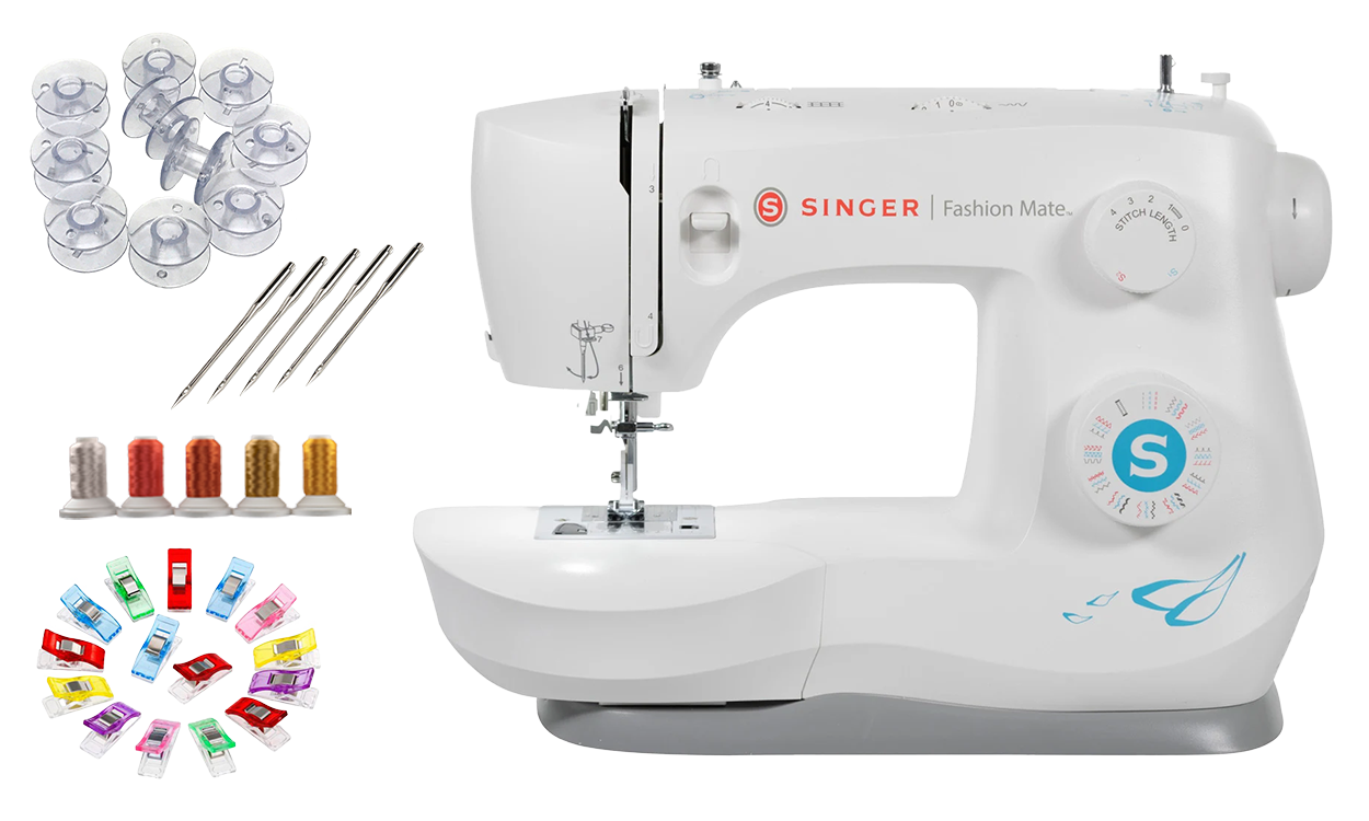 Singer 3342 Fashion Mate Sewing Machine bonus package a