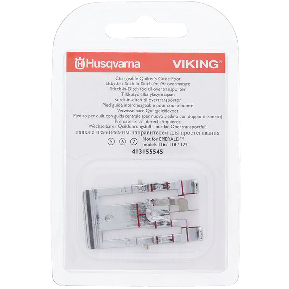 Husqvarna Viking Changeable Quilter's Guide Foot 413155545 for Sale at World Weidner
