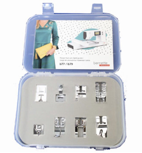 Bernette 8pc Sewing Feet Kit for b77/b79 502020.93.06 for Sale at World Weidner