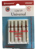 Husqvarna Viking Universal Needles 120/19 5pk