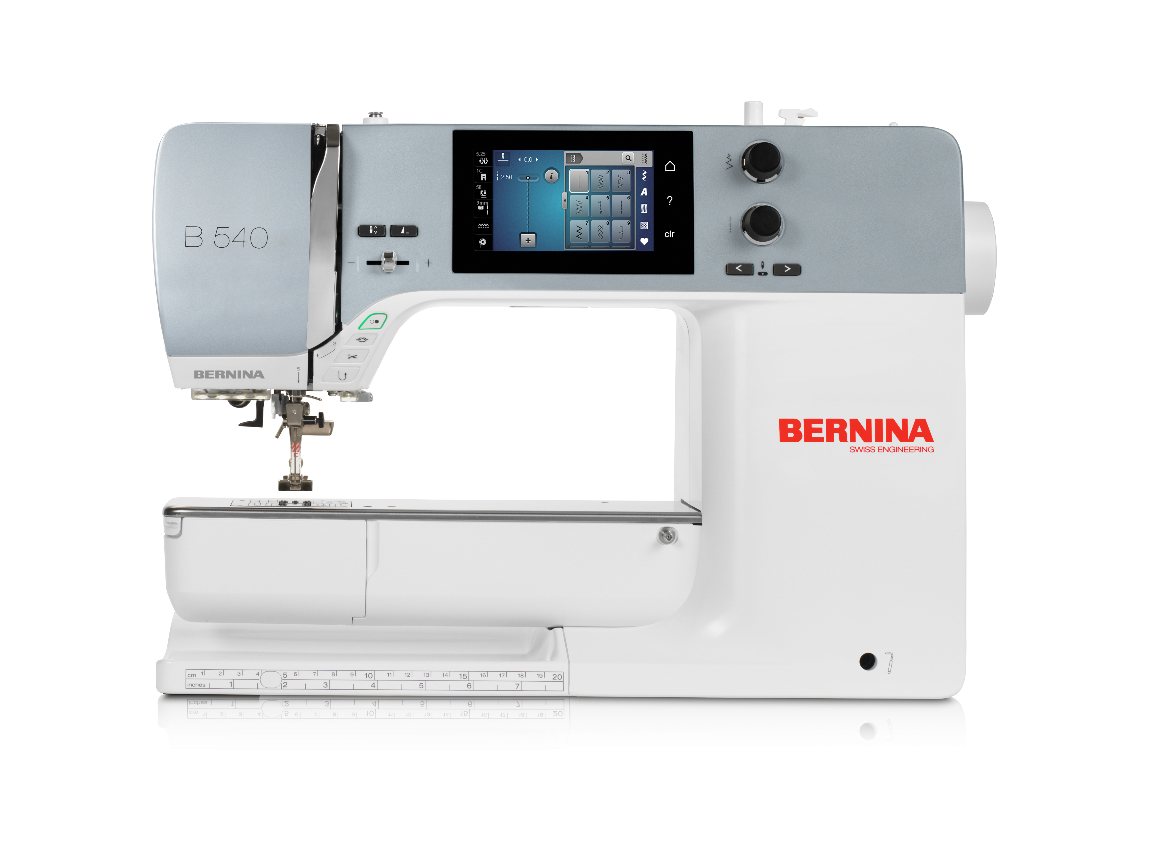 front facing image of the BERNINA 540 Sewing and Embroidery Machine