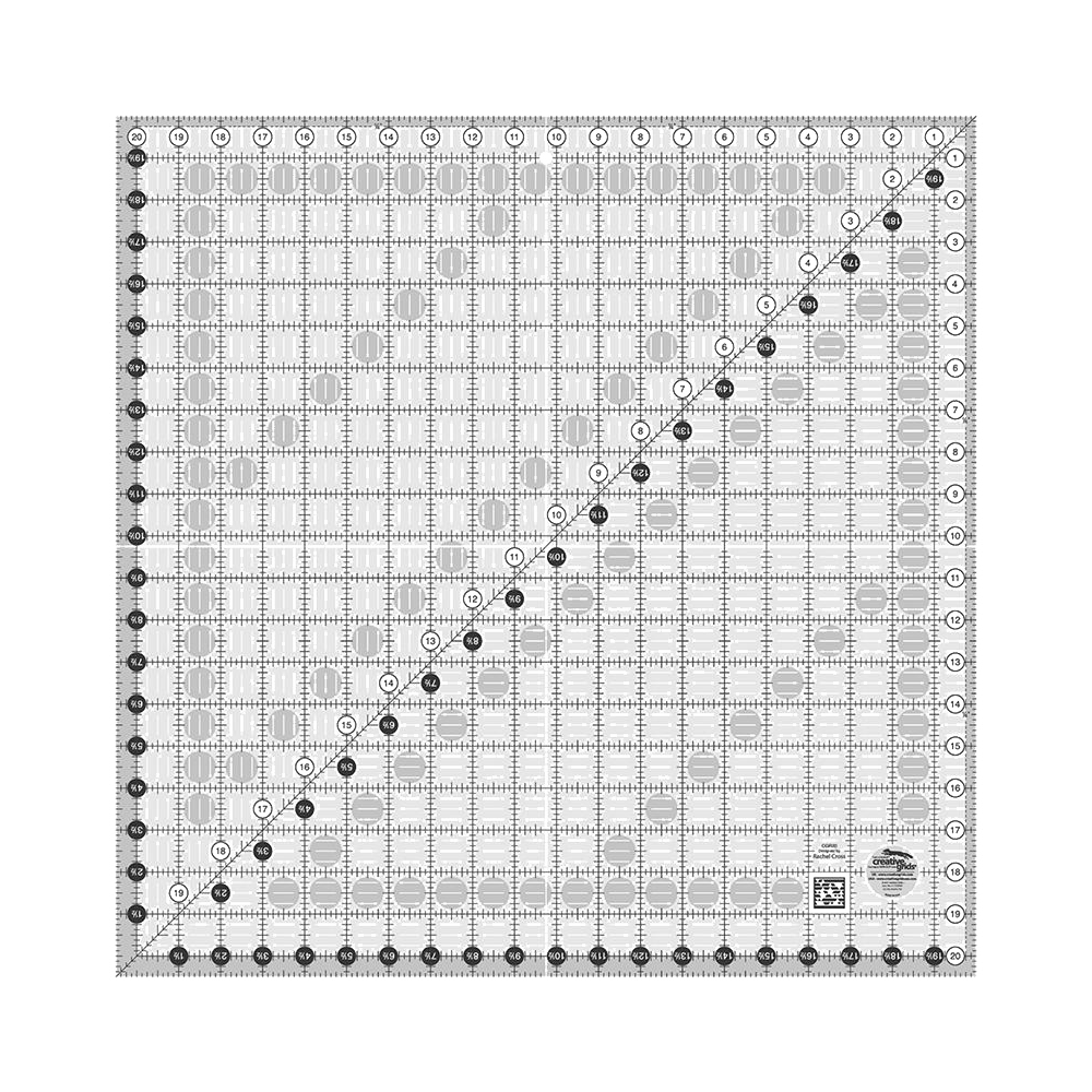 Creative Grids CGR20 20 1/2" Square Ruler