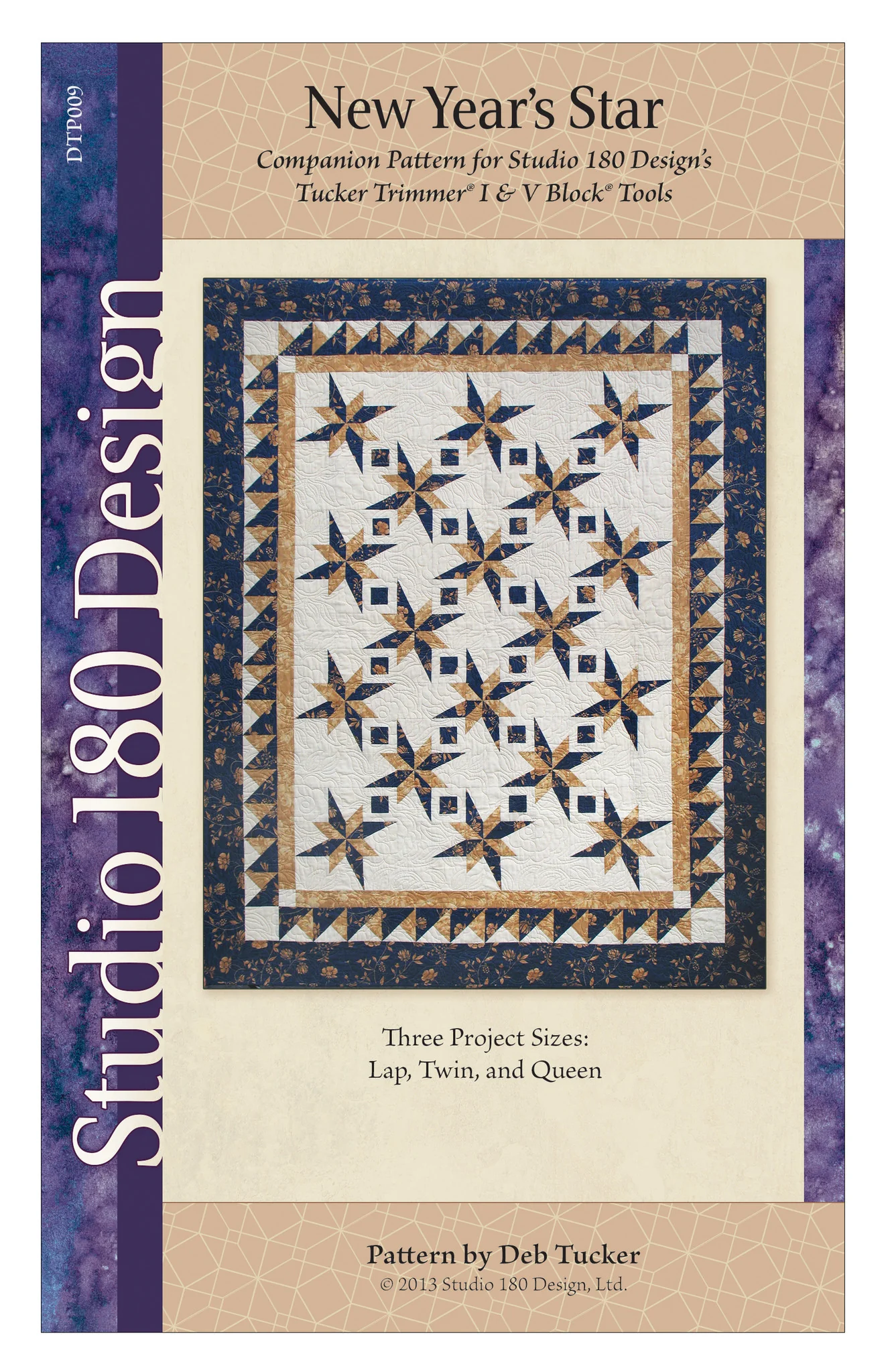 Studio 180 Design New Year's Star Quilting Pattern DTP009 for Sale at World Weidner