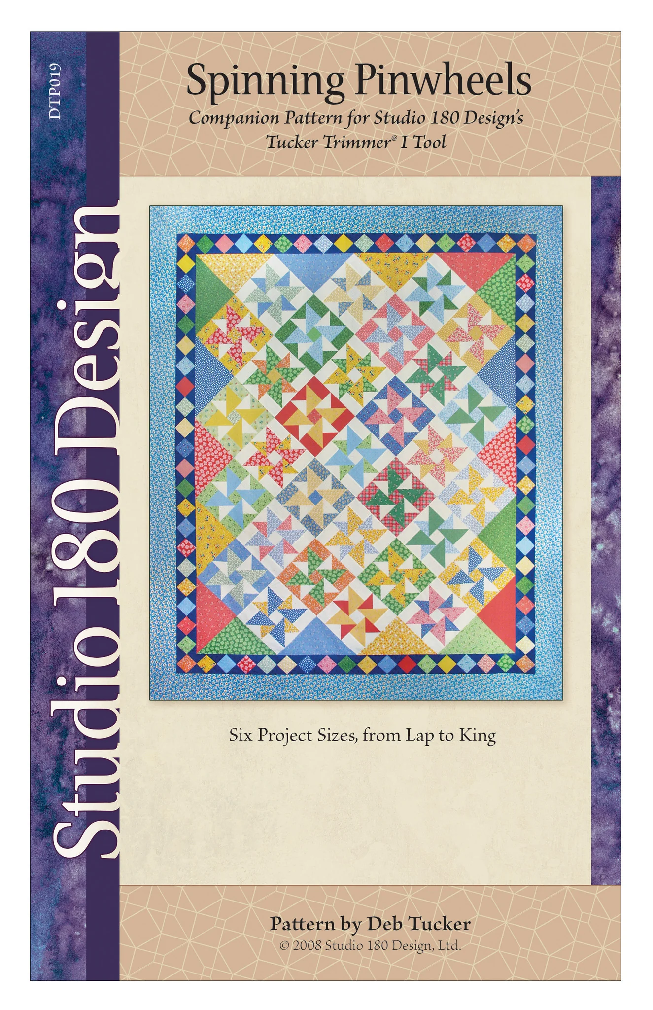 Studio 180 Design Spinning Pinwheels Quilting Pattern DTP019 for Sale at World Weidner