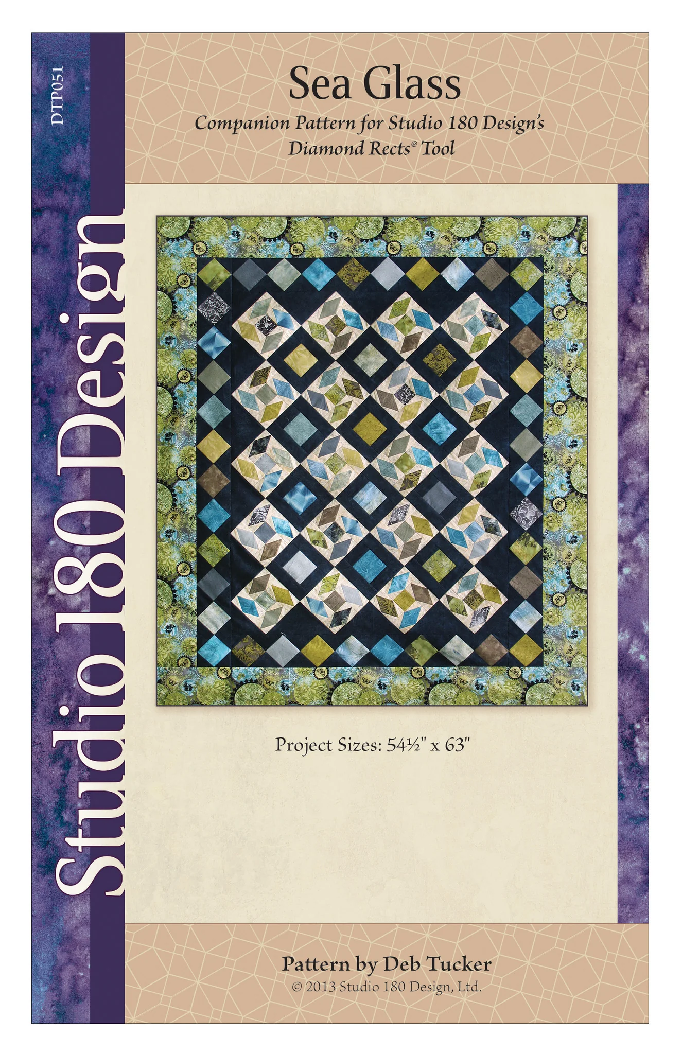 Studio 180 Design Sea Glass Quilting Pattern DTP051 for Sale at World Weidner
