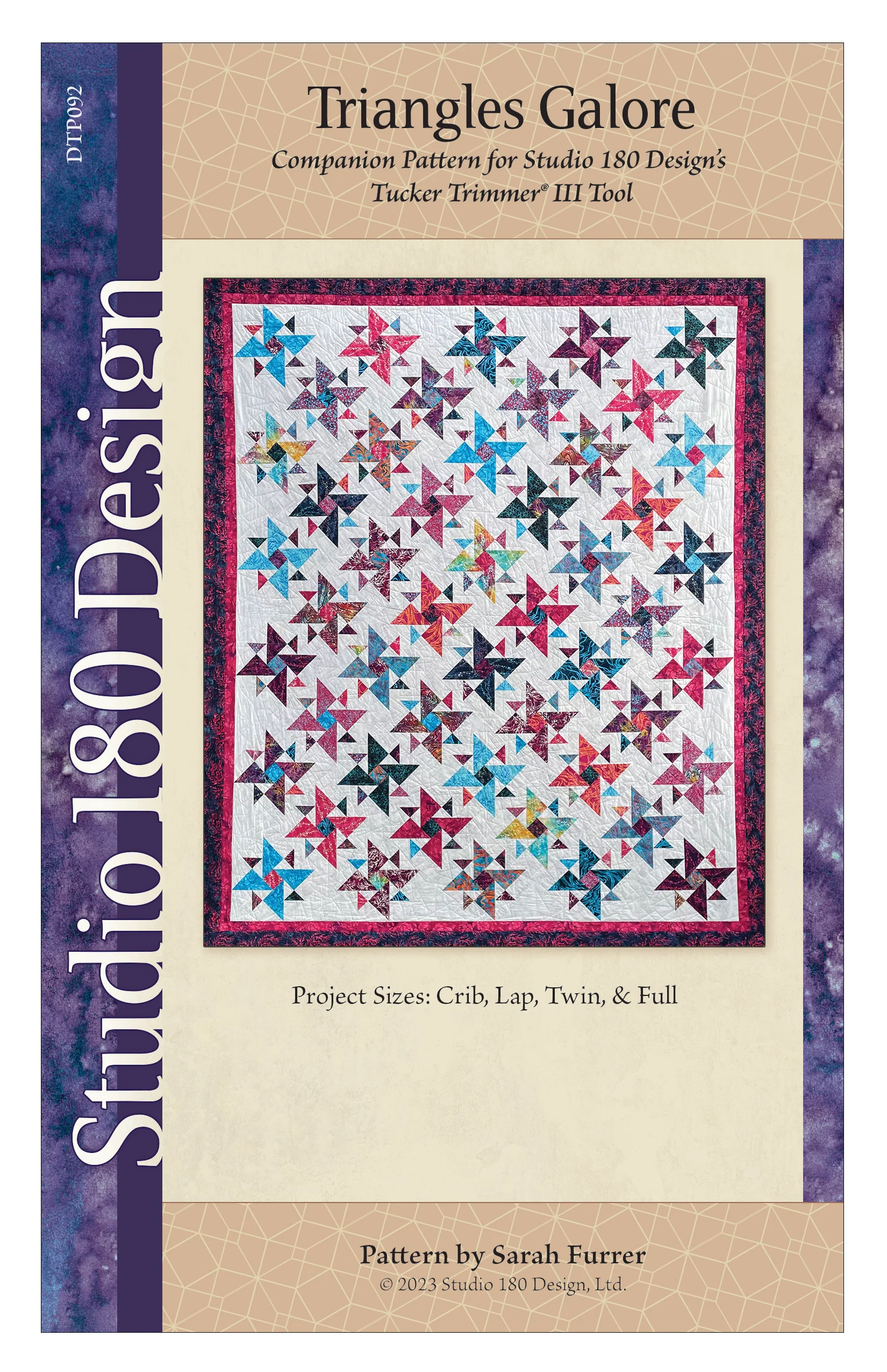 Studio 180 Design Triangles Galore Quilting Pattern DTP092 for Sale at World Weidner