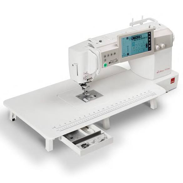 elna eXcellence 792 Pro Sewing and Quilting Machine with Accurate Stitch Regulator with extension table for Sale at World Weidner