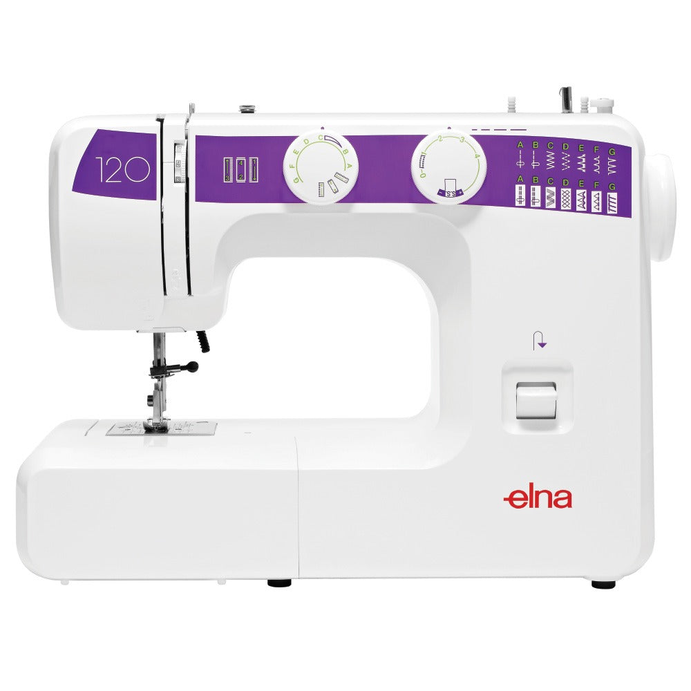 front facing image of the elna eXplore 120 Sewing Machine