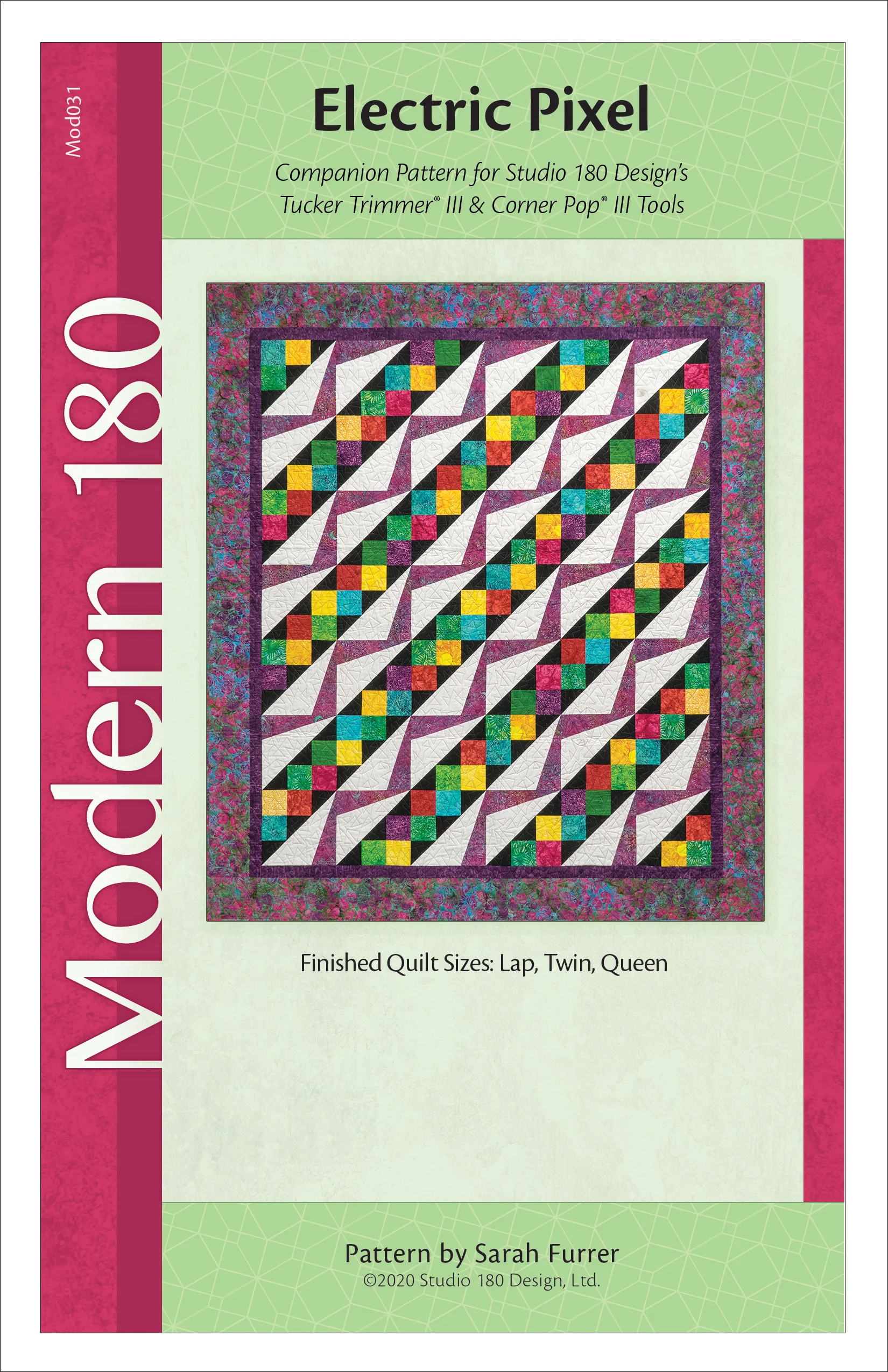 Studio 180 Design Electric Pixel Quilting Pattern MOD031 for Sale at World Weidner