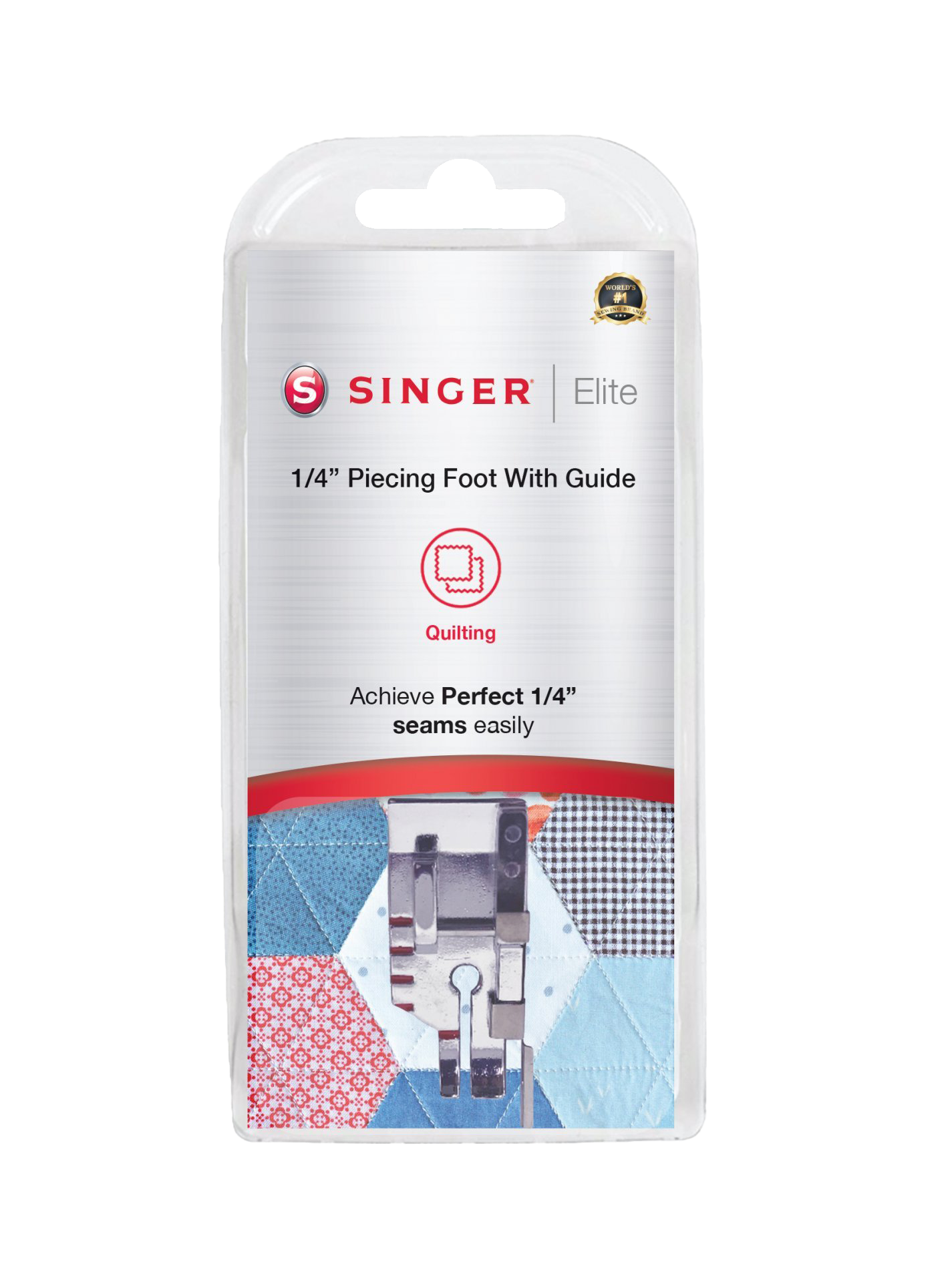 Singer Elite 1/4" Piecing Foot with Guide 250065796 for Sale at World Weidner