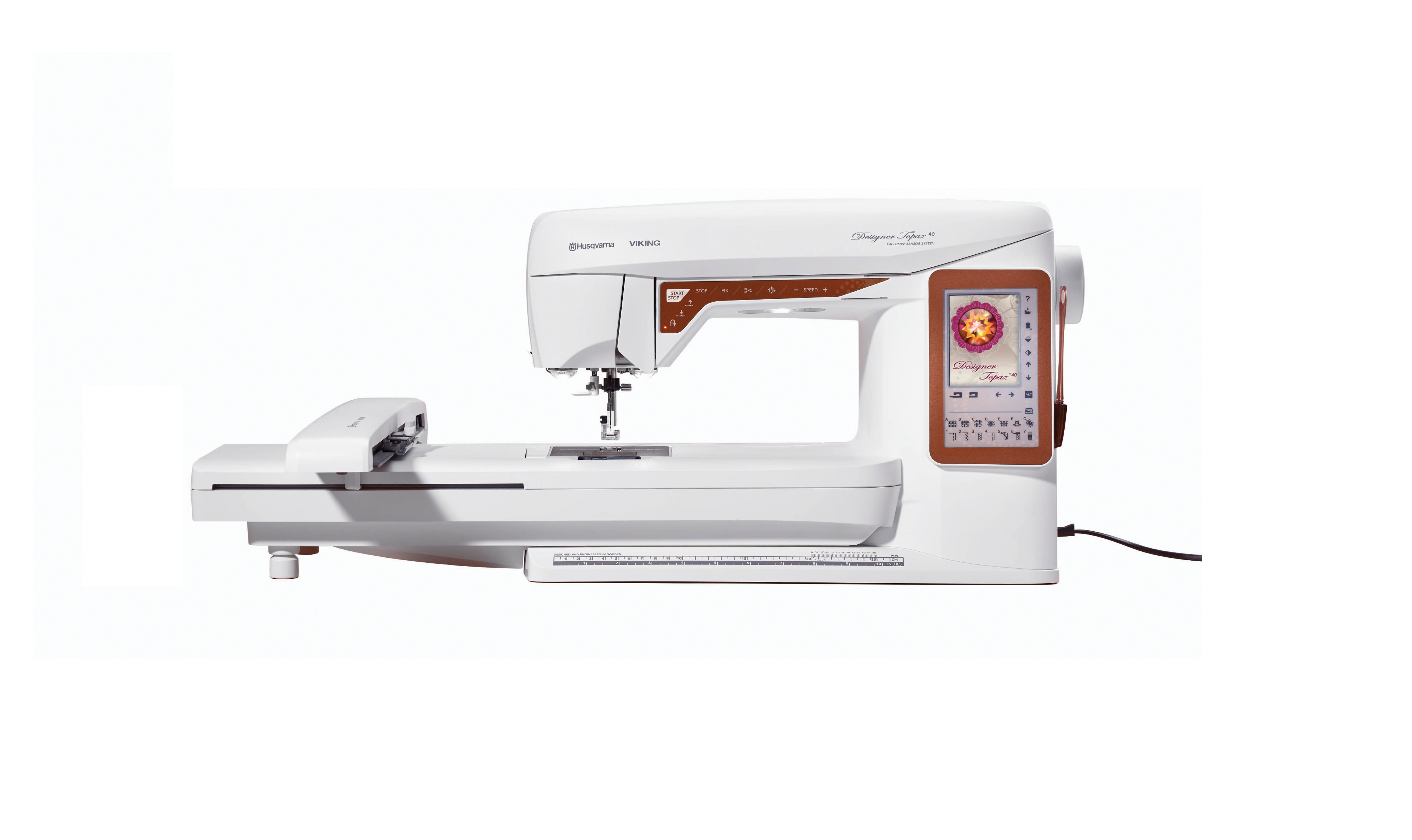 Husqvarna Viking Factory Refurbished Designer Topaz 40 Sewing and Embr Husqvarna Viking Factory Refurbished Designer Topaz 40 Sewing and Embr