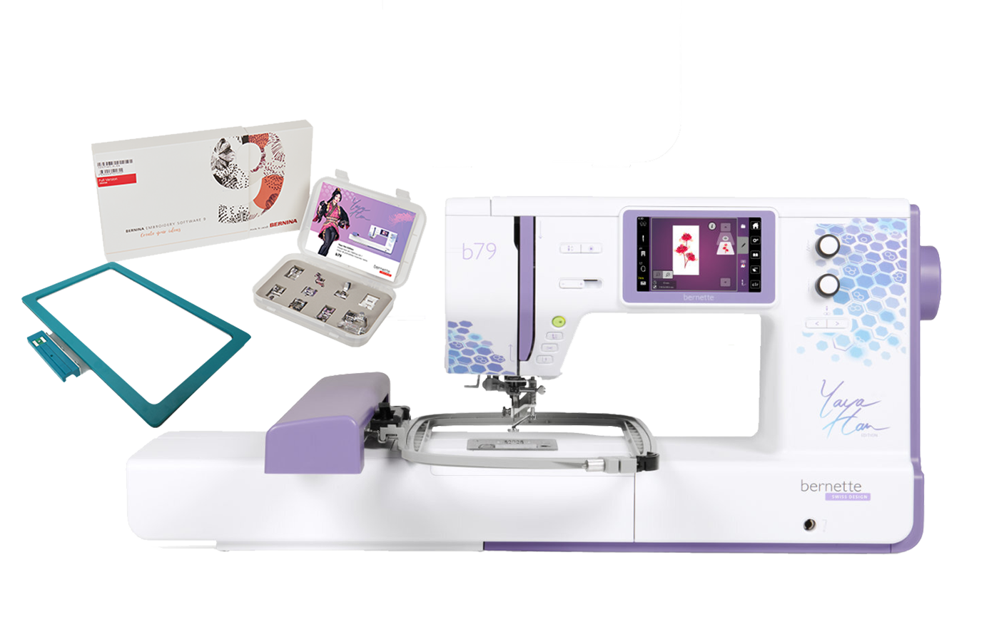 Bernette b79 Yaya Han Special Edition Sewing and Embroidery Machine 10x6 for Sale at World Weidner