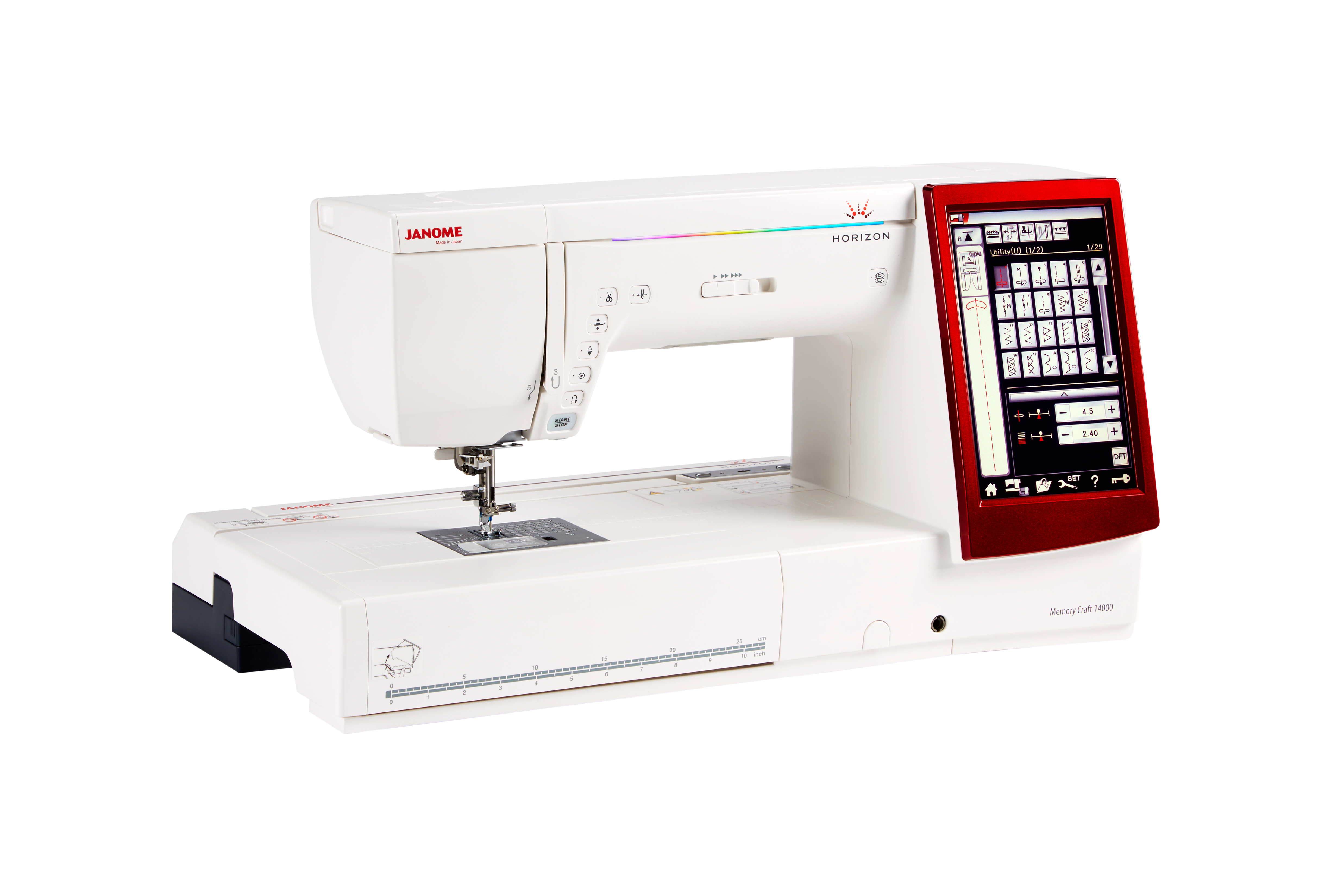 Janome Memory Craft 14000 Sewing Quilting and Embroidery Machine for Sale at World Weidner