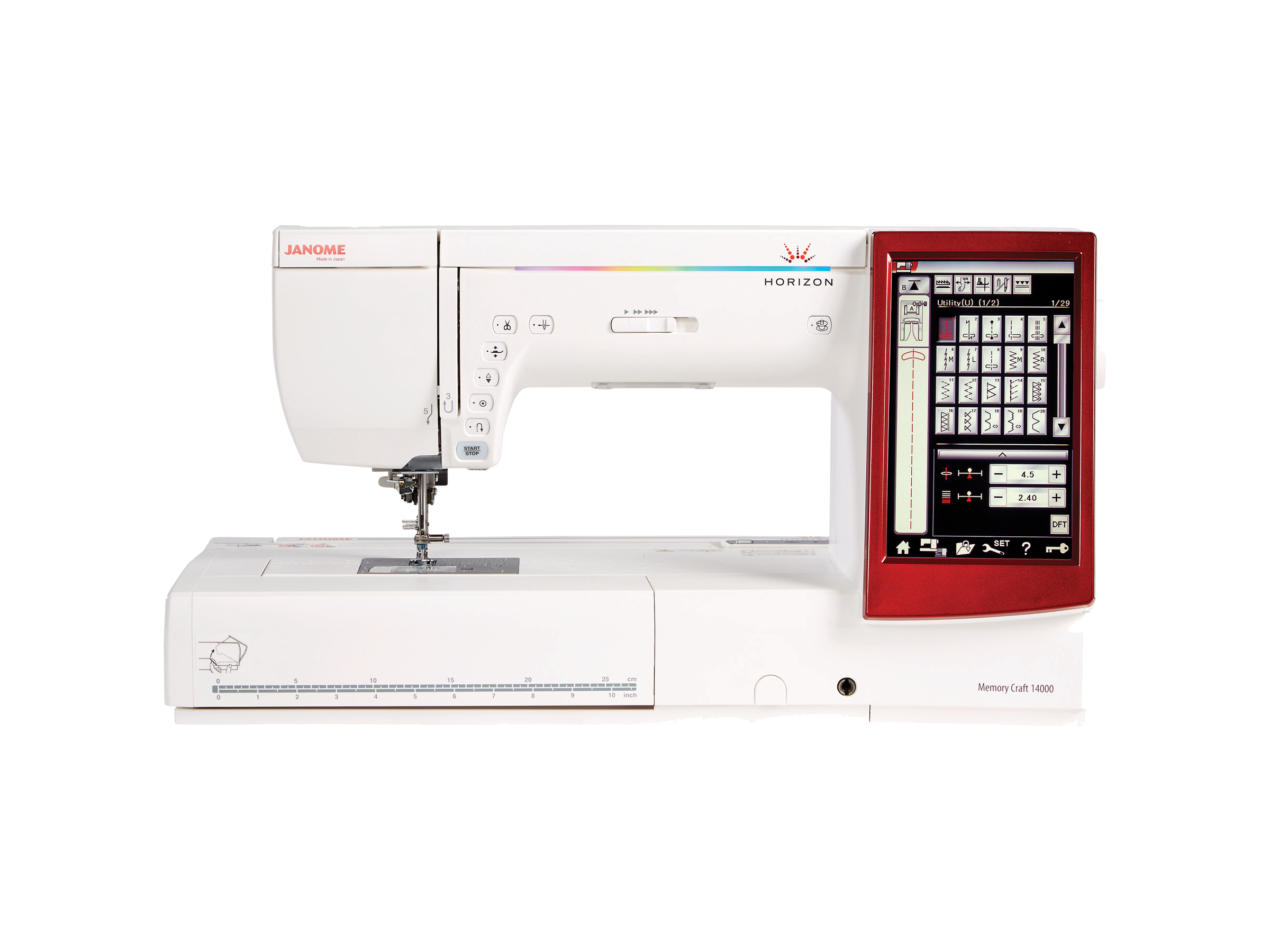 Janome Memory Craft 14000 Sewing Quilting and Embroidery Machine