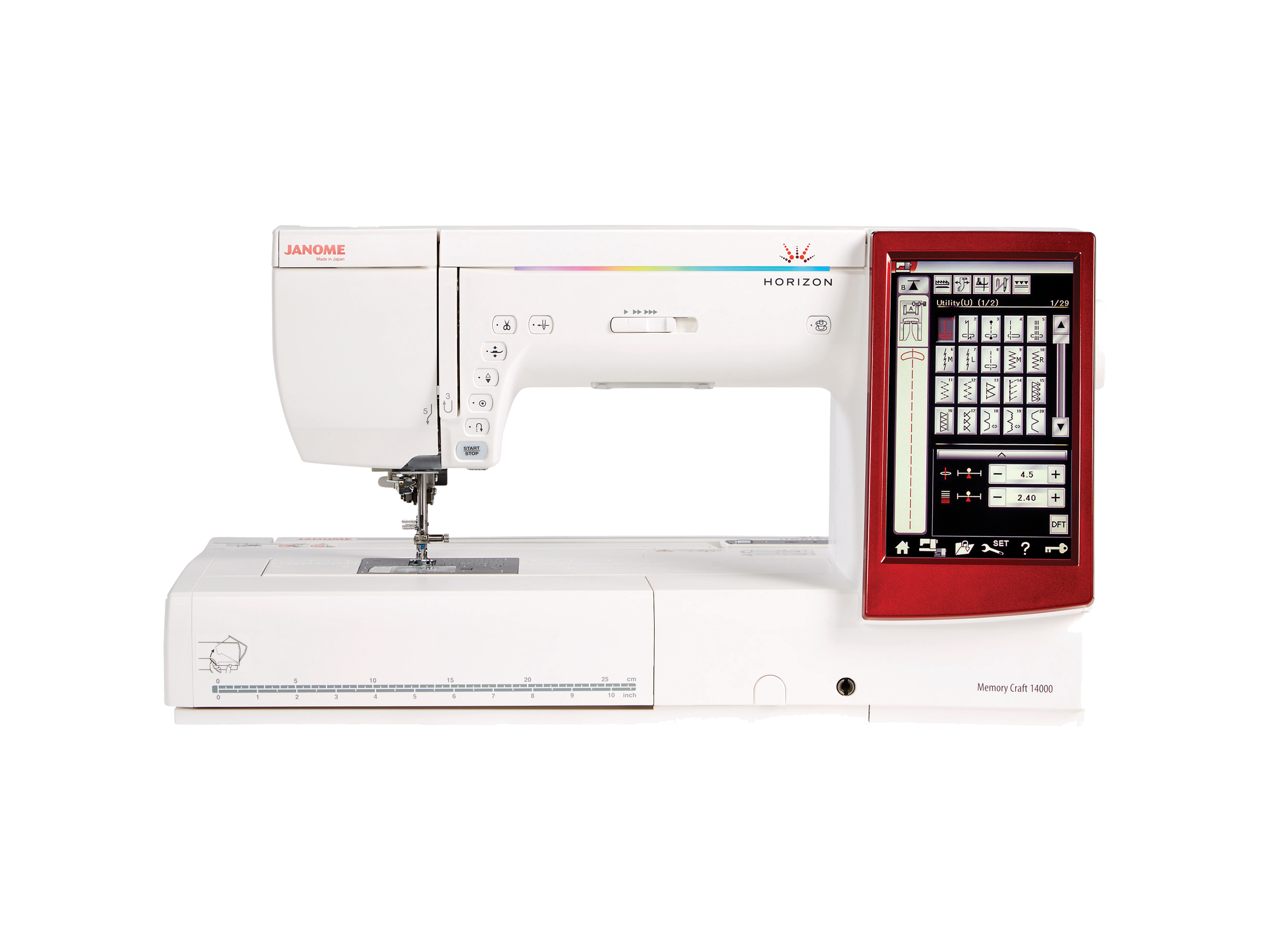 Janome Memory Craft 14000 Sewing Quilting and Embroidery Machine for Sale at World Weidner