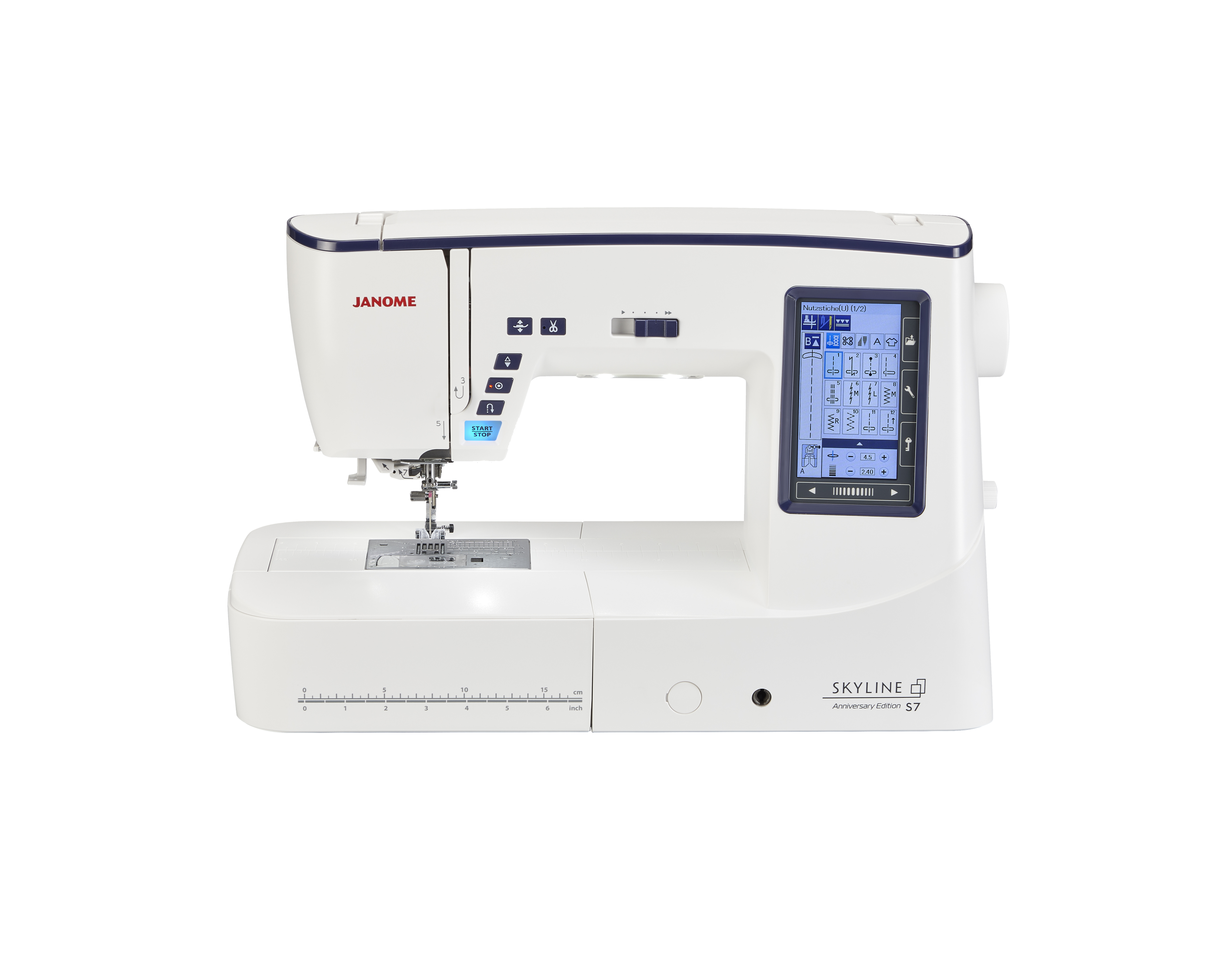 10+ High End Sewing Machines Janome Skyline S7 10th Anniversary Edition Sewing Machine – World Weidner