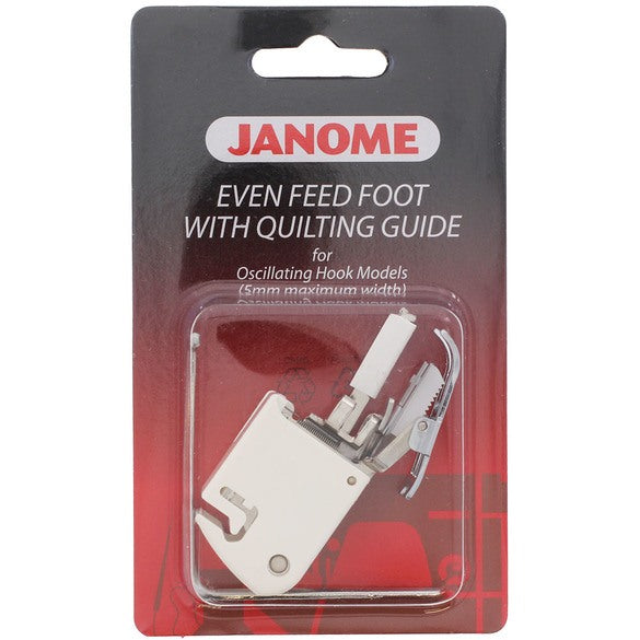 Janome Even Feed Foot with Quilting Guide for Oscillating Hook Models 200310002 for Sale at World Weidner