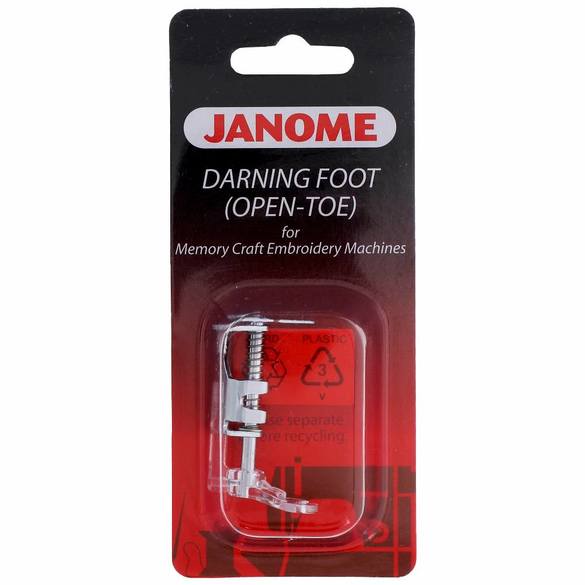 Janome Open Toe Darning Foot for Memory Craft Machines 200337005 for Sale at World Weidner