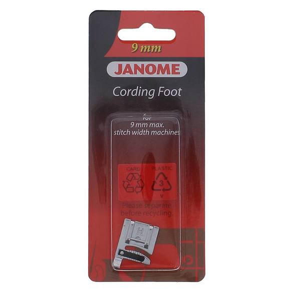 Janome 3 Way Cording Foot for 9mm Machines 202085001 for Sale at World Weidner