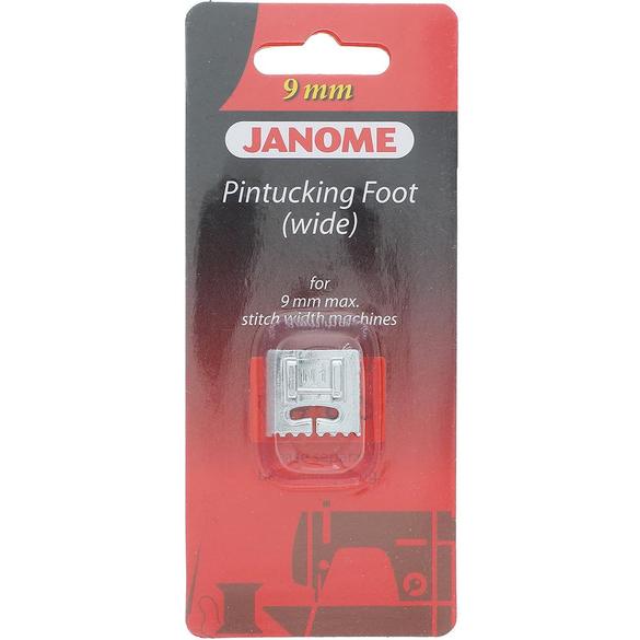 Janome Wide Pintucking Foot for 9mm Stitch Machines 202093002 for Sale at World Weidner