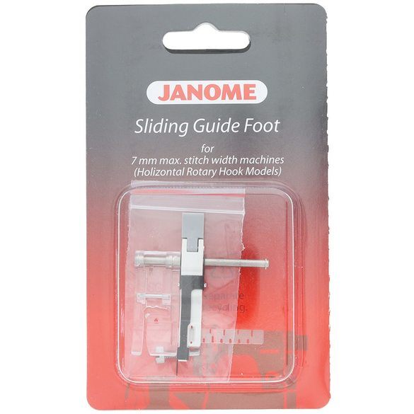 Janome Sliding Guide Foot for Horizontal Rotary Hook Models 202218005 for Sale at World Weidner