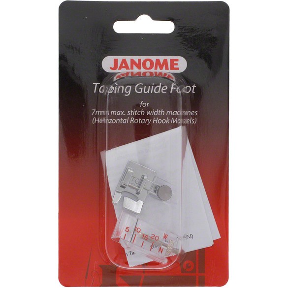 Janome Taping Guide Foot for Horizontal Rotary Hook Models 202311009 for Sale at World Weidner