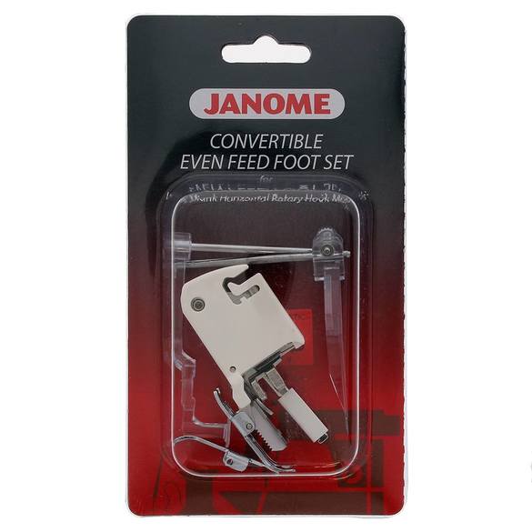 Janome Convertible Even Feed Foot Set for Horizontal Rotary Hook Models 214517004 for Sale at World Weidner