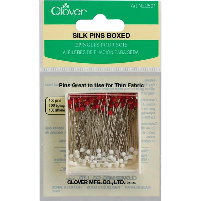 Clover CL2501 Silk Pins (Boxed)