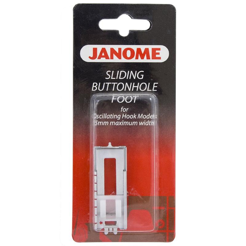 Janome Sliding Buttonhole Foot for Oscillating Hook Models 200123006 for Sale at World Weidner