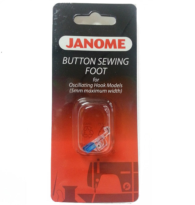 Janome Button Sewing Foot for Oscillating Hook Models 200131007 for Sale at World Weidner