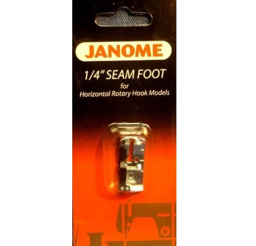 Janome 1/4" Seam Foot for Horizontal Rotary Hook Models 200318000 for Sale at World Weidner
