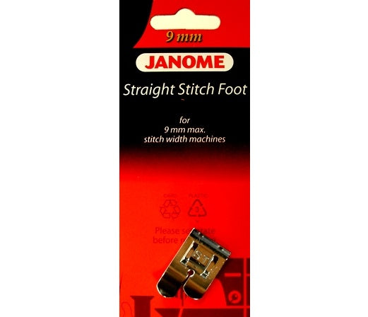 Janome Straight Stitch Foot for 9mm Stitch Machines 202083009 for Sale at World Weidner