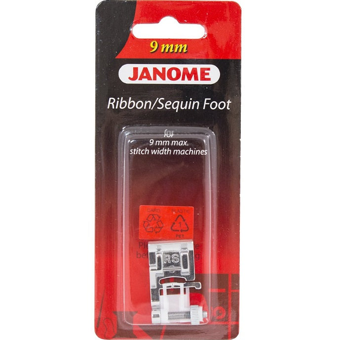 Janome Ribbon/Sequin Foot for 9mm Machines 202090009 for Sale at World Weidner