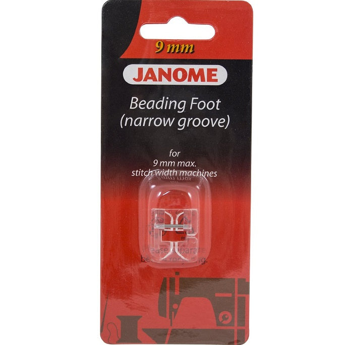 Janome Narrow Beading Foot for 9mm Machines 202097006 for Sale at World Weidner
