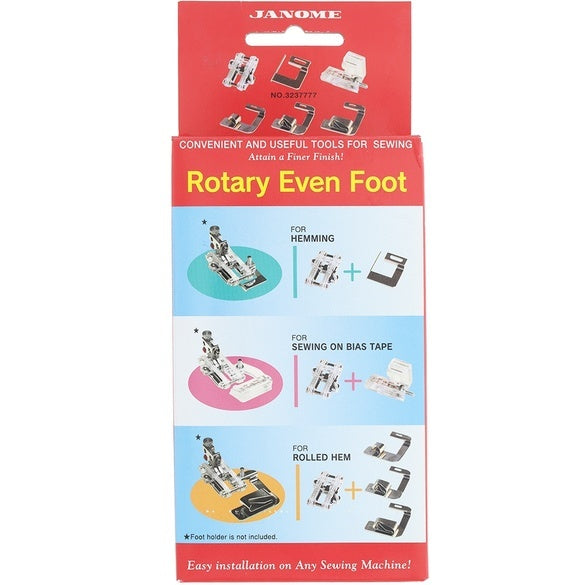 Janome Rotary Even Foot Set for Horizontal Rotary Hook Models 3237777 for Sale at World Weidner