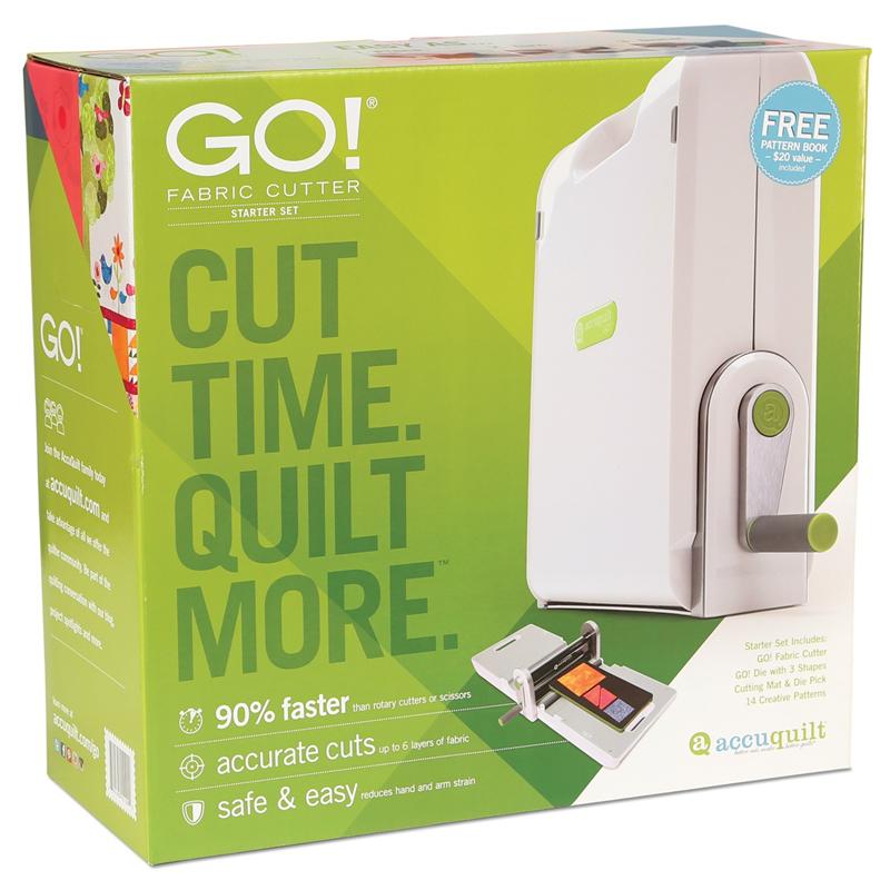 AccuQuilt Go! Fabric Cutter & Starter Set 55100 – World Weidner