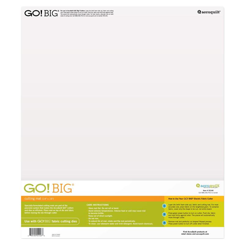 AccuQuilt GO! Big Fabric Cutting Mat 14"x16" 55146 for Sale at World Weidner