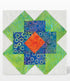 AccuQuilt Go! Die Rectangle 2" x 3 1/2" (1 1/2" x 3" Finished) 55158 image of pattern on quilt