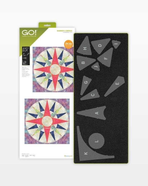 GO! Mariner's Compass 12" Finished Die 55194 image of packaging