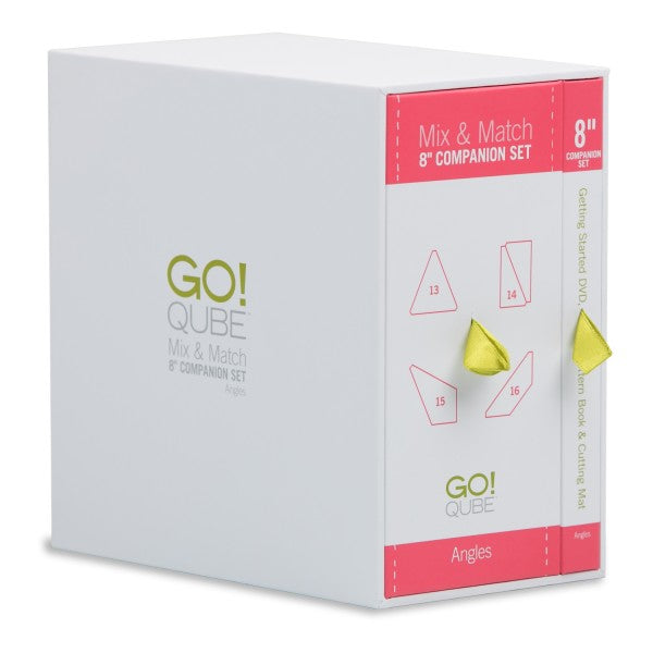 AccuQuilt GO! Qube 8" Companion Die Set Angles 55789 image of packaging