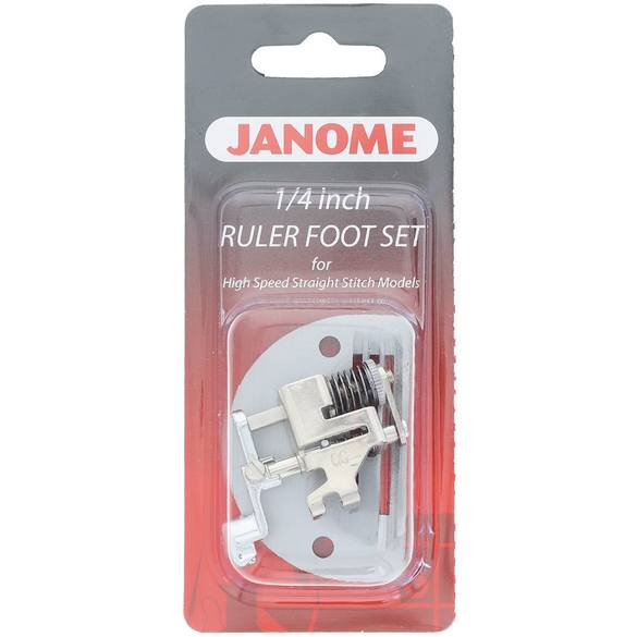 Janome 1/4" Ruler Foot Set for DB Hook Models 767441005 for Sale at World Weidner