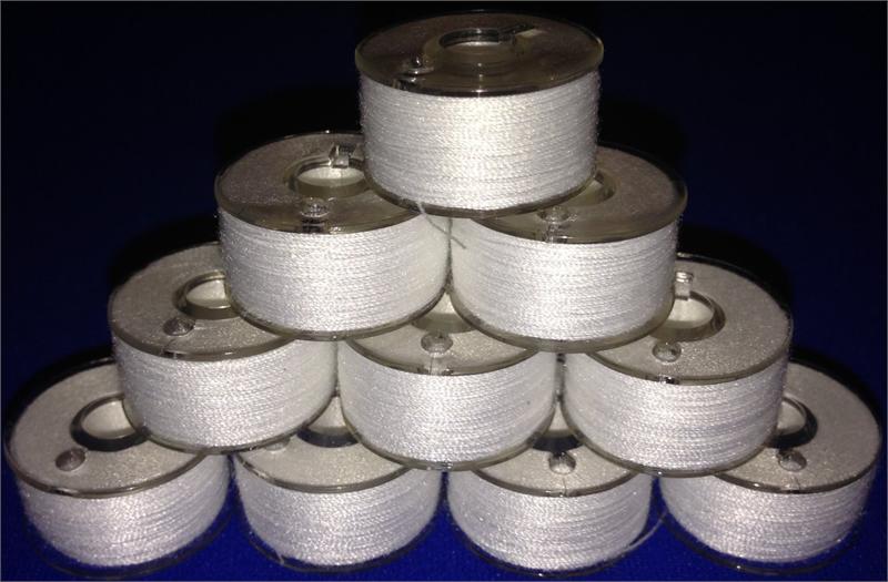 Prewound 90 Weight Thread Embroidery Bobbins Size A Class 15 Style 15J SA156