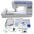 image of the Brother PE800 seven by five Embroidery Machine and the accessories included 