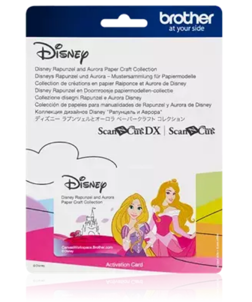 Brother CADSNP08 Disney Rapunzel and Aurora Design Pattern Collection