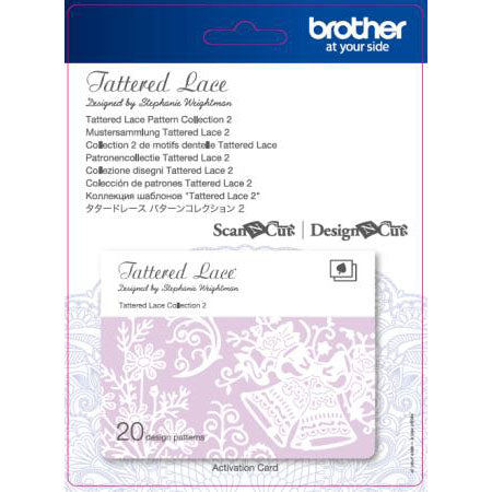 Brother ScanNCut Scan N Cut CATTLP02 Tattered Lace Pattern Collection 2