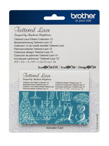 Brother ScanNCut CATTLP13 Tattered Lace Collection 13 Activation Card