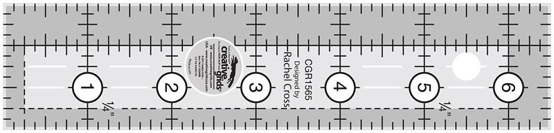 Creative Grids 1.5" x 6.5" Rectangle Ruler CGR1565