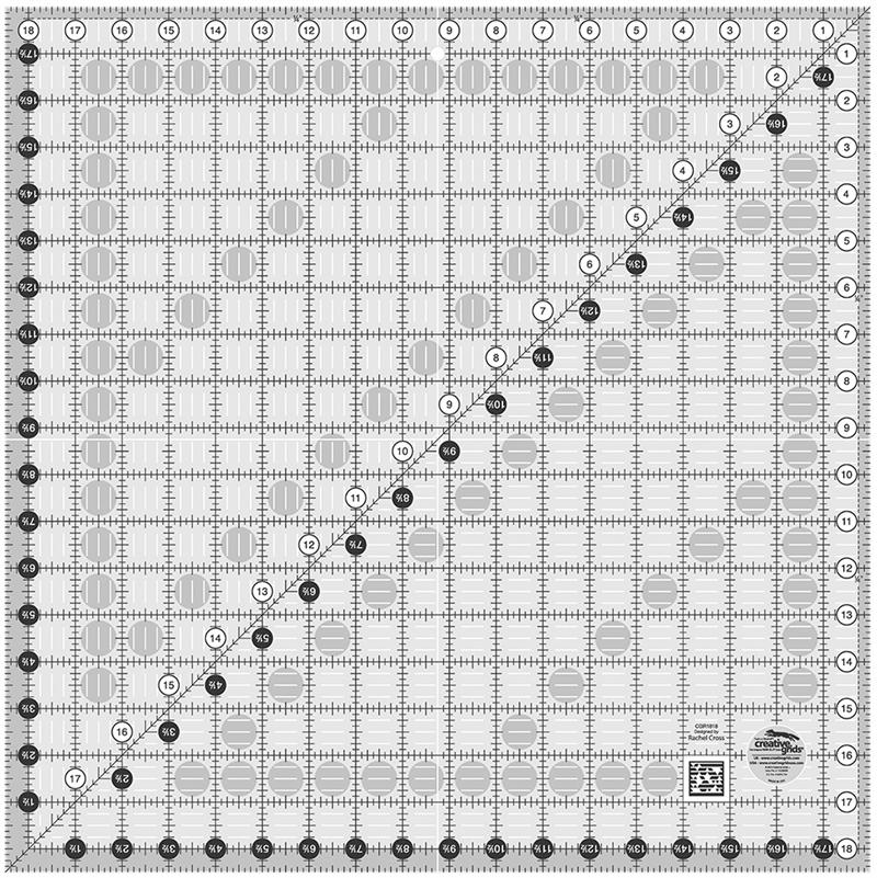 Creative Grids 18 1/2" Square Ruler CGR1818